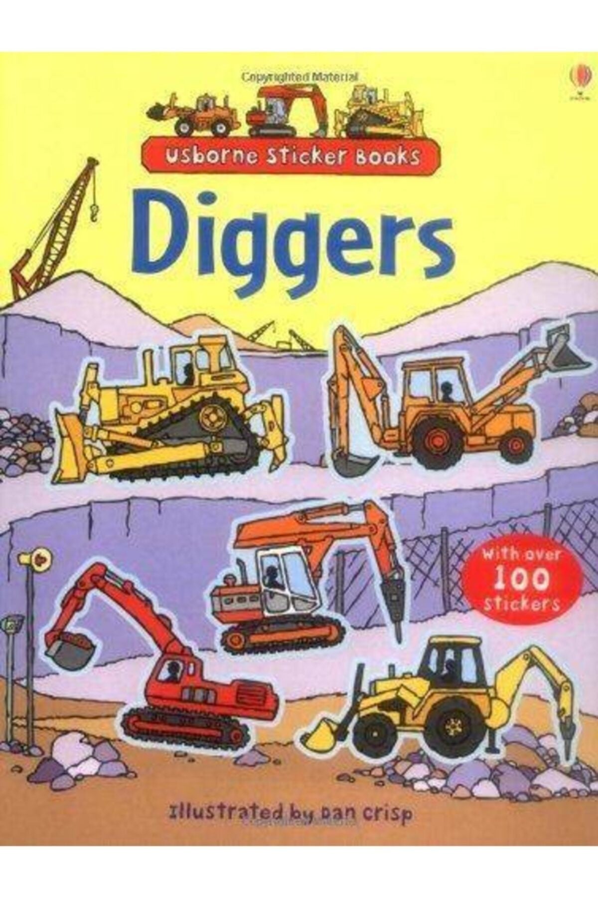 First Sticker Book Diggers | Usborne (Ciltsiz)