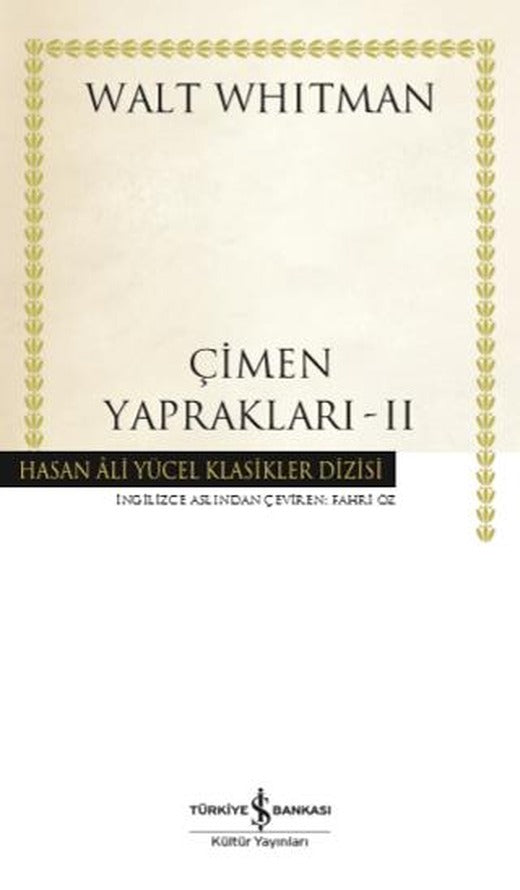 Çimen Yaprakları - 2 | İş Bankası Kültür Yayınları (Ciltsiz)