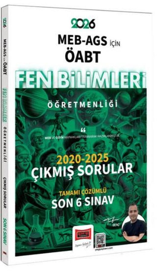 2026 MEB-AGS ÖABT Fen Bilimleri Öğretmenliği 2020-2025 Tamamı Çözümlü Çıkmış 6 Sınav Soruları