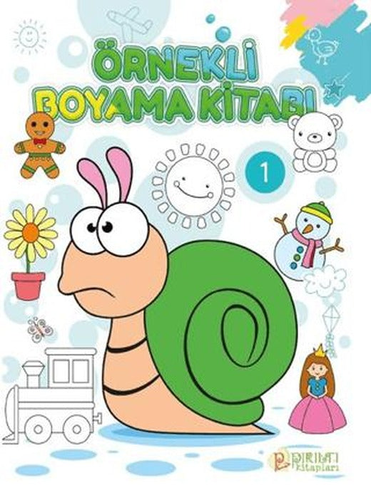 Örnekli Boyama Kitabı - 1