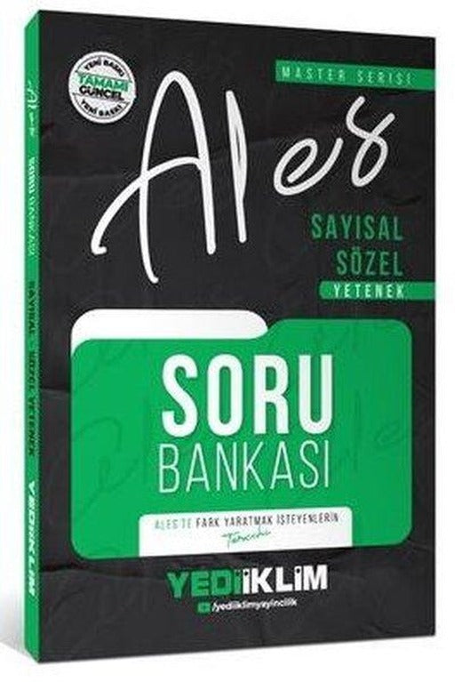 2026 ALES Sayısal  -  Sözel Yetenek Soru Bankası | Yediiklim Yayınları (İnce Kapak)