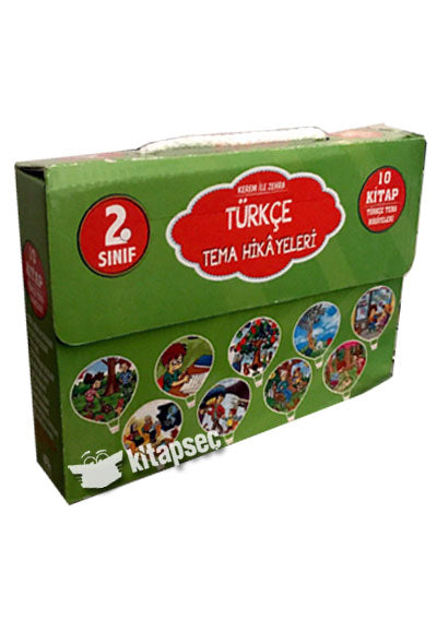 2. Sınıf Türkçe Tema Hikayeleri Seti 10 Kitap Takım Martı Yayınları - Gülsüm Cengiz kitap kapağı