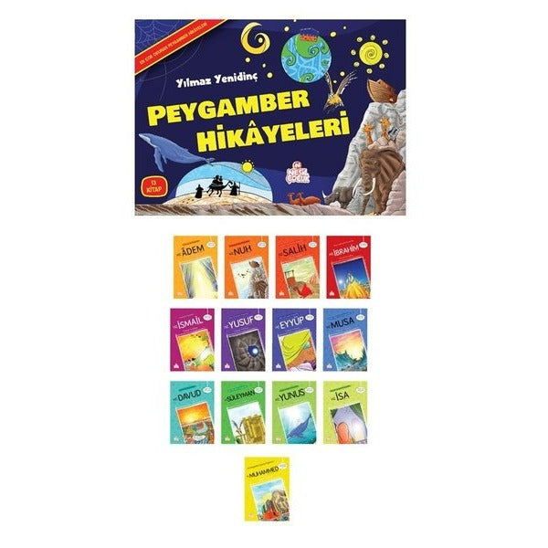 Peygamber Hikayeleri Seti - 13 Kitap Takım | Nesil Çocuk Yayınları (İnce Kapak)