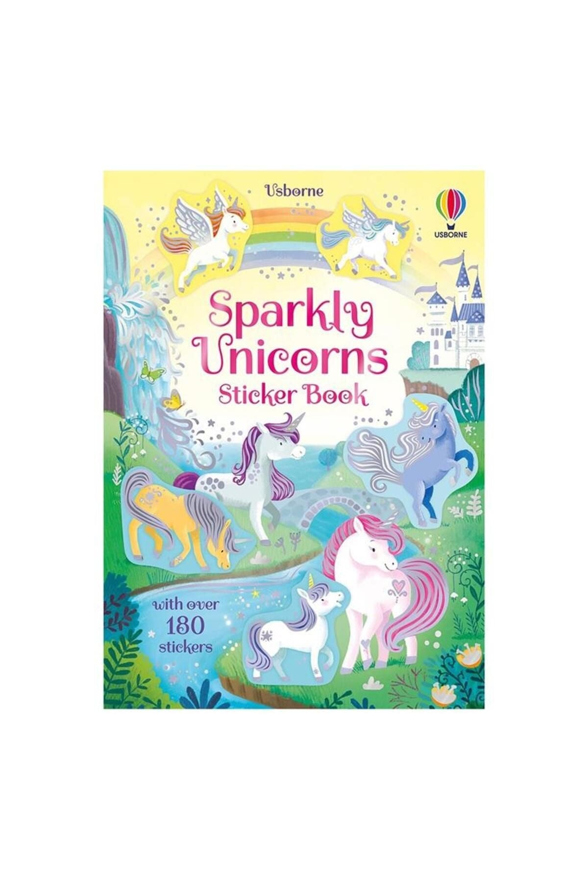 Sparkly Unicorns Sticker Book | Usborne (Ciltsiz)