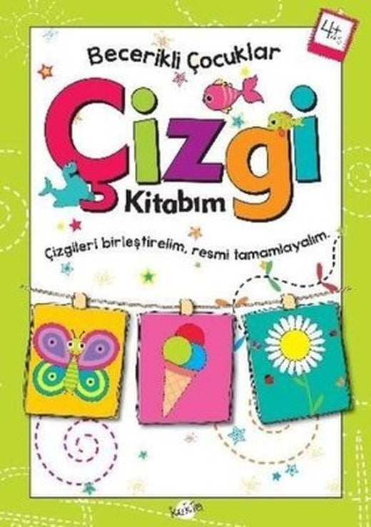 Becerikli Çocuklar Çizgi Kitabım 4 Yaş | Kukla