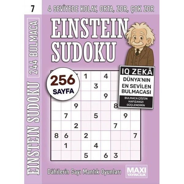 Einstein Sudoku 7 | Maxi Yayıncılık (İnce Kapak)