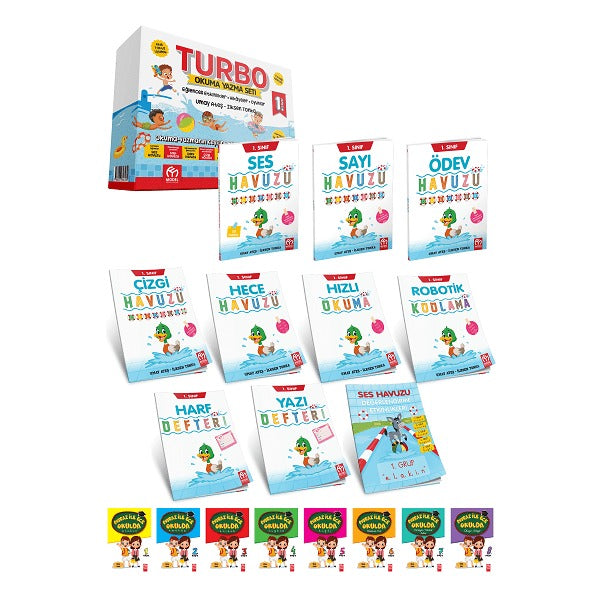 1. Sınıf Turbo Okuma Yazma Seti | Model Eğitim Yayıncılık (Ciltsiz)
