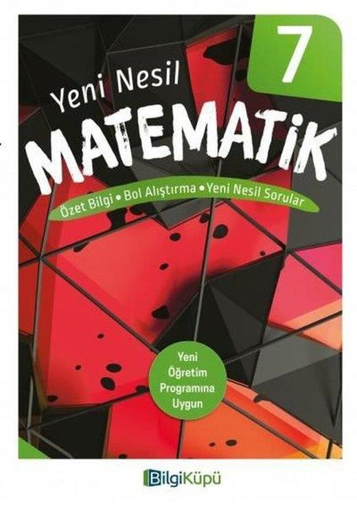 7.Sınıf Matematik Yeni Nesil Kitap | Bilgi Küpü (İnce Kapak)