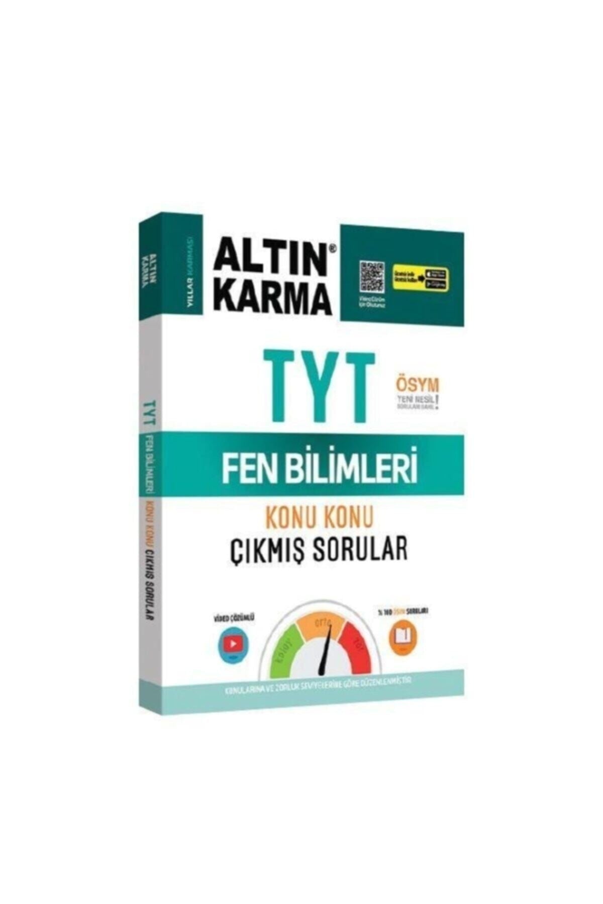 TYT Fen Bilimleri Fizik - Kimya - Biyoloji Konu Konu Çıkmış Sorular | Altın Karma Yayınları (Ciltsiz)