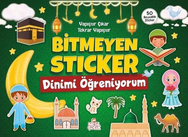 Bitmeyen Sticker - Dinimi Öğreniyorum | Nesil Çocuk Yayınları (İnce Kapak)