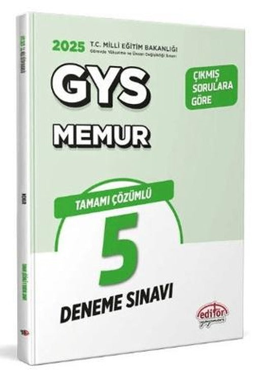 Milli Eğitim Bakanlığı Memur Tamamı Çözümlü GYS 5 Deneme Sınavı