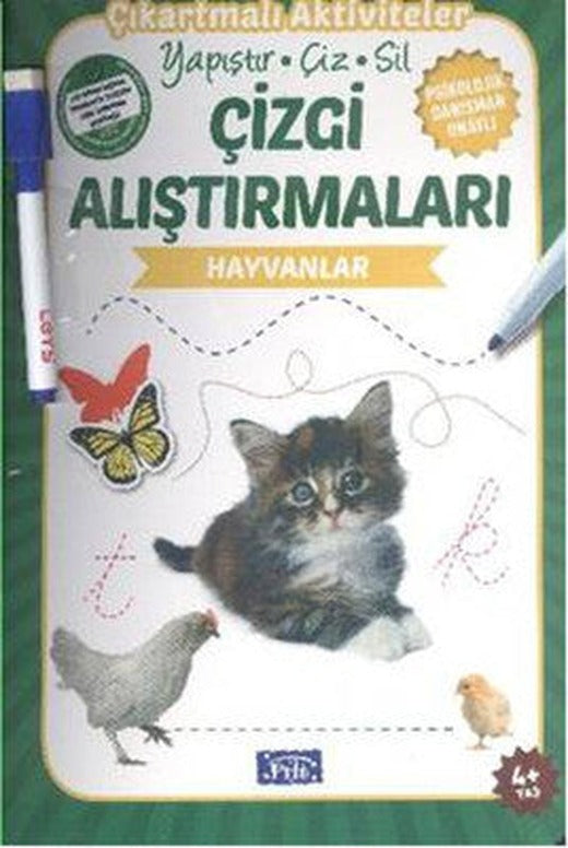Çizgi Alıştırmaları - Hayvanlar | Parıltı Yayınları