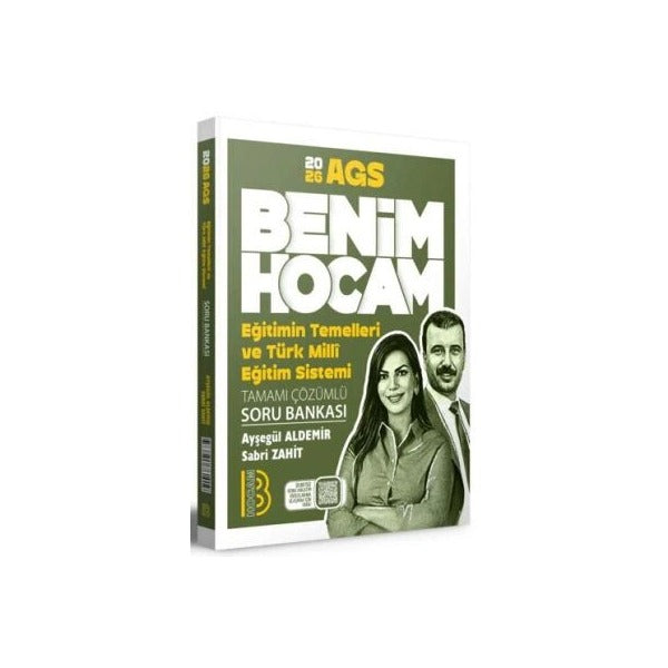2026 AGS Eğitimin Temelleri ve Türk Milli Eğitim Sistemi Tamamı Çözümlü Soru Bankası | Benim Hocam Yayınları (İnce Kapak)