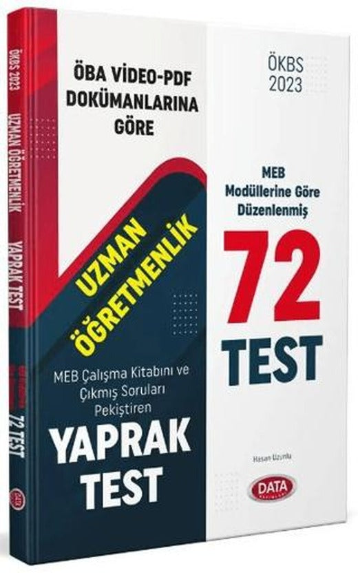 2023 Uzman Öğretmen Yaprak Test