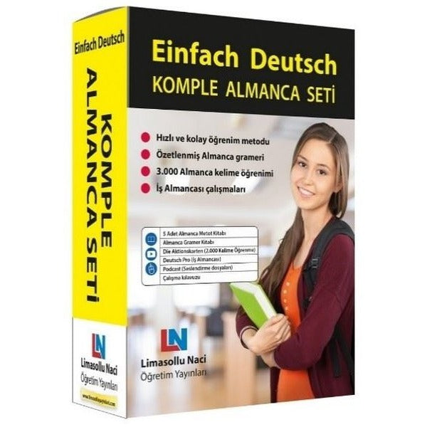 Komple Almanca Seti | Limasollu Naci Öğretim Yay. (Ciltli)