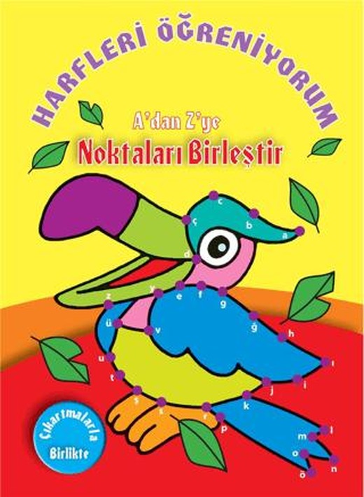 Harfleri Öğreniyorum A'dan Z'ye Noktaları Birleştir | Parıltı Yayınları (Ciltsiz)