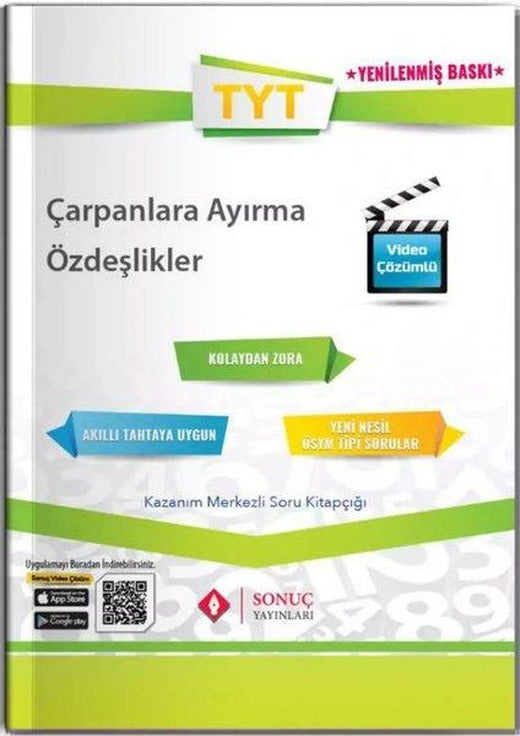 TYT Çarpanlara Ayırma Özdeşlikler | Sonuç Yayınları (İnce Kapak)