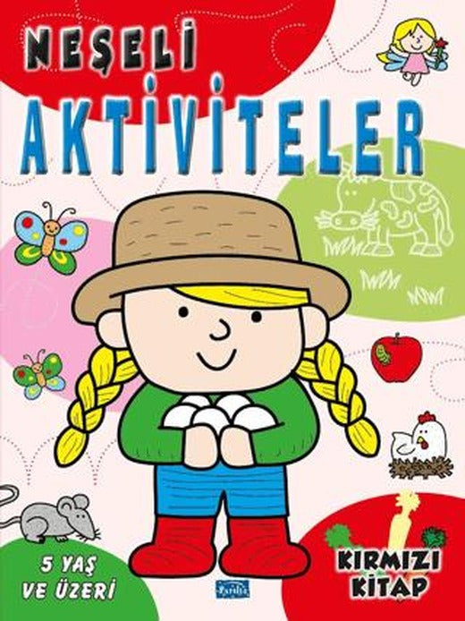 Neşeli Aktiviteler – Kırmızı Kitap | Parıltı Yayınları (Ciltsiz)