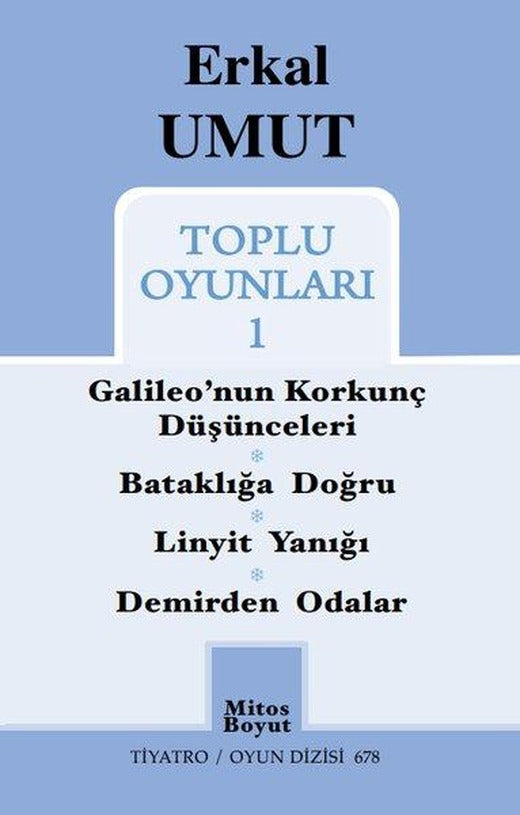 Erkal Umut - Toplu Oyunları 1 | Mitos Boyut Yayınları (İnce Kapak)