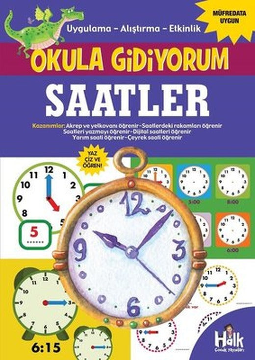 Saatler - Okula Gidiyorum | Halk Kitabevi