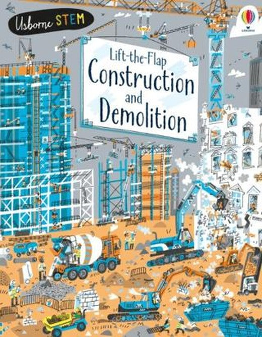 Lift The Flap Construction and Demolition | Usborne (Ciltli)