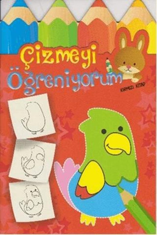 Çizmeyi Öğreniyorum - Kırmızı Kitap | Parıltı Yayınları (Ciltsiz)