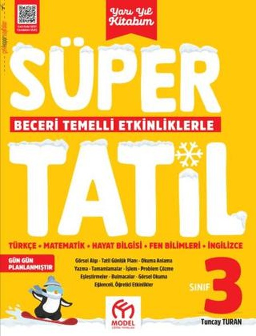 Süper Tatil 3.Sınıf | Model Eğitim Yayıncılık (Ciltsiz)