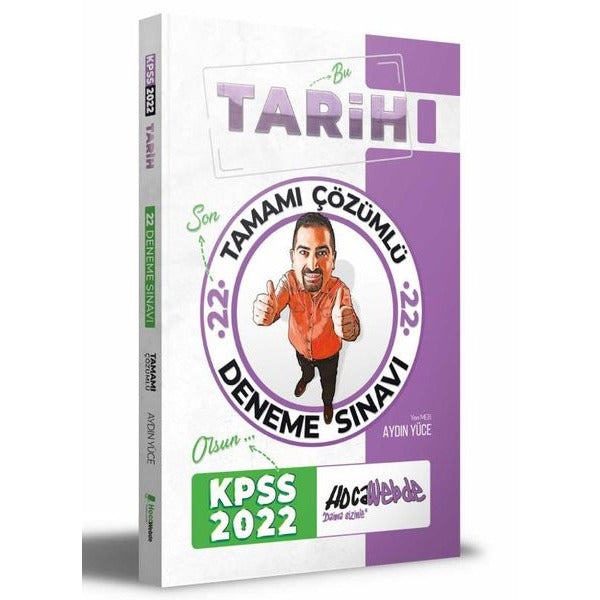2022 KPSS Tarih Tamamı Çözümlü 22 Deneme | Hoca Webde Yayınları (İnce Kapak)