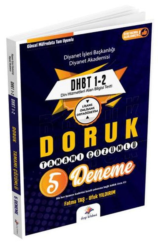 2026 DHBT Tamamı Çözümlü 5 Deneme Sınavı | Dizgi Kitap (Ciltsiz)