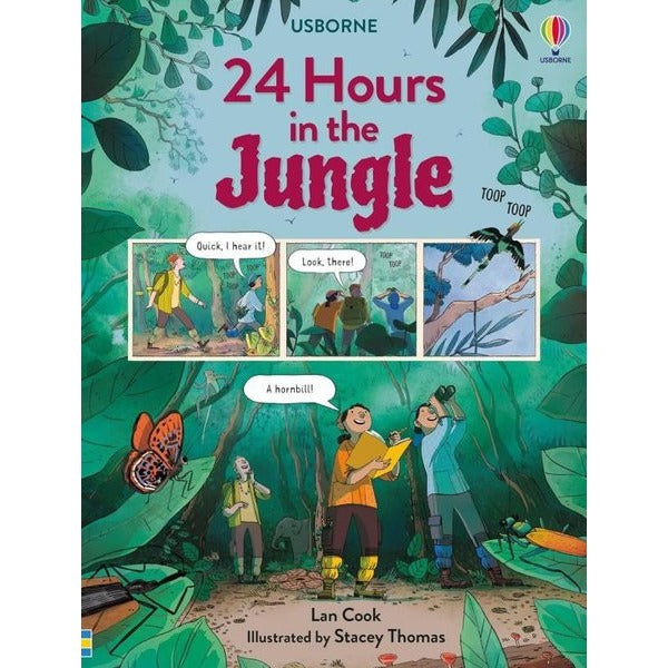 24 Hours In The Jungle | Usborne (Ciltli)