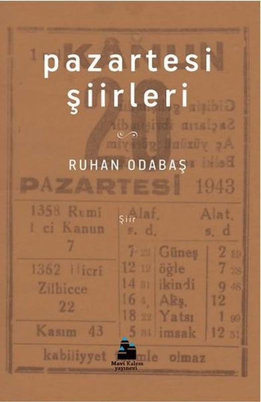 Pazartesi Şiirleri | Mavi Kalem Yayınevi (İnce Kapak)