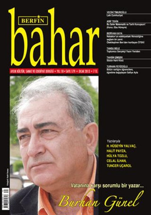 Berfin Bahar Aylık Kültür, Sanat ve Edebiyat Dergisi Sayı: 179 | Berfin Bahar Dergisi (Ciltsiz)