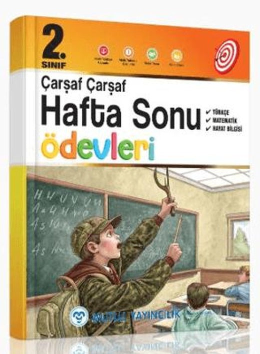2. Sınıf Çarşaf Çarşaf Haftasonu Ödevleri | Mutlu Yayıncılık (Ciltsiz)
