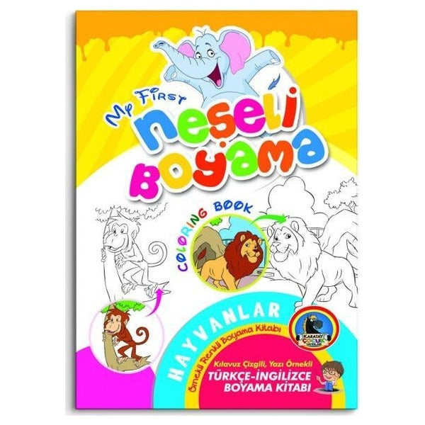 Neşeli Boyama - Örnekli Renkli (8 Kitap)
