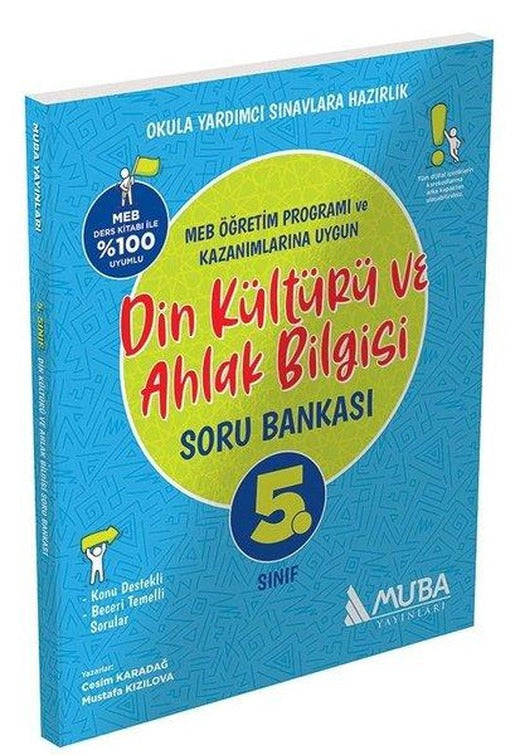 0514 5. Sınıf Din Kültürü ve Ahlak Bil.Soru Bankası | Muba Yayınları (İnce Kapak)