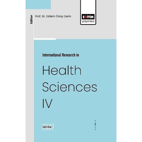 İnternational Research in Health Sciences 4 | Eğitim Yayınevi