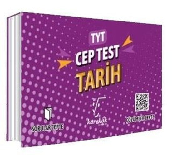 TYT Cep Test Tarih | Karekök Yayıncılık (Ciltsiz)