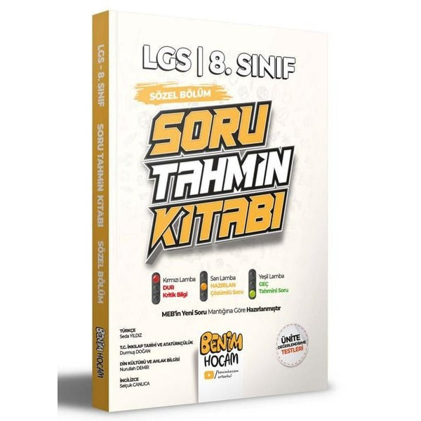 2022 LGS Sözel Bölüm Konu Özetli Soru Tahmin Kitabı | Benim Hocam Yayınları (İnce Kapak)