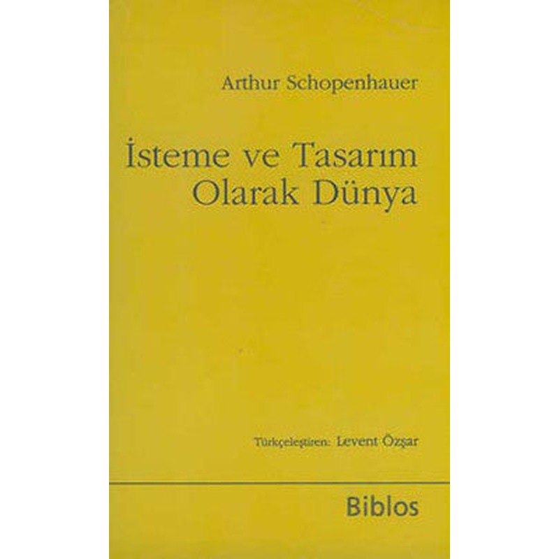 İsteme ve Tasarım Olarak Dünya-cep | Biblos