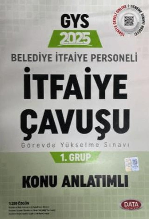 2025 Belediye İtfaiye Çavuşu GYS 1. Grup Konu Anlatımlı | Data Yayınları (Ciltsiz)