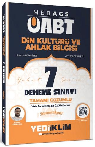 MEB-AGS ÖABT Din Kültürü ve Ahlak Bilgisi Tamamı Çözümlü 7 Deneme Sınavı