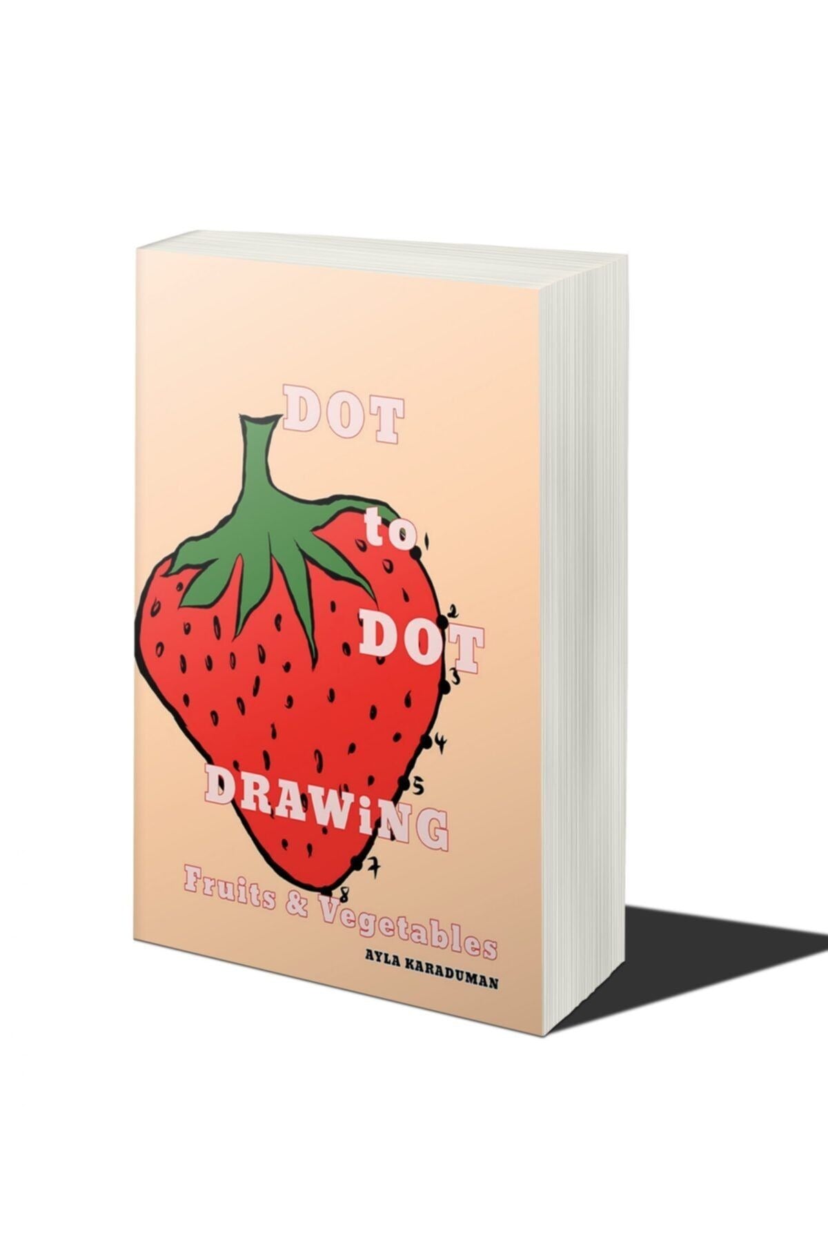 Dot to Dot Drawing Fruits Vegetables