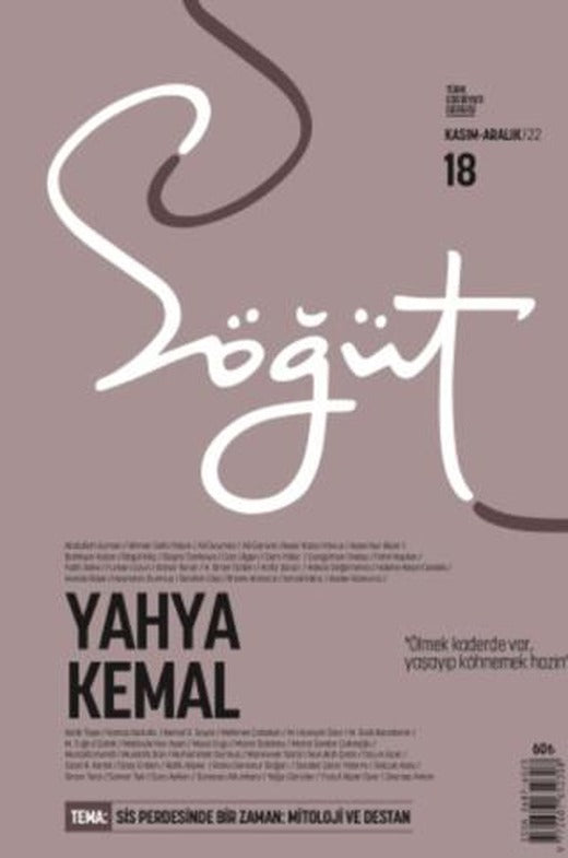 Söğüt - Türk Edebiyatı Dergisi Sayı 18 / Kasım - Aralık 2022 | Söğüt Dergisi Yayınları (Ciltsiz)