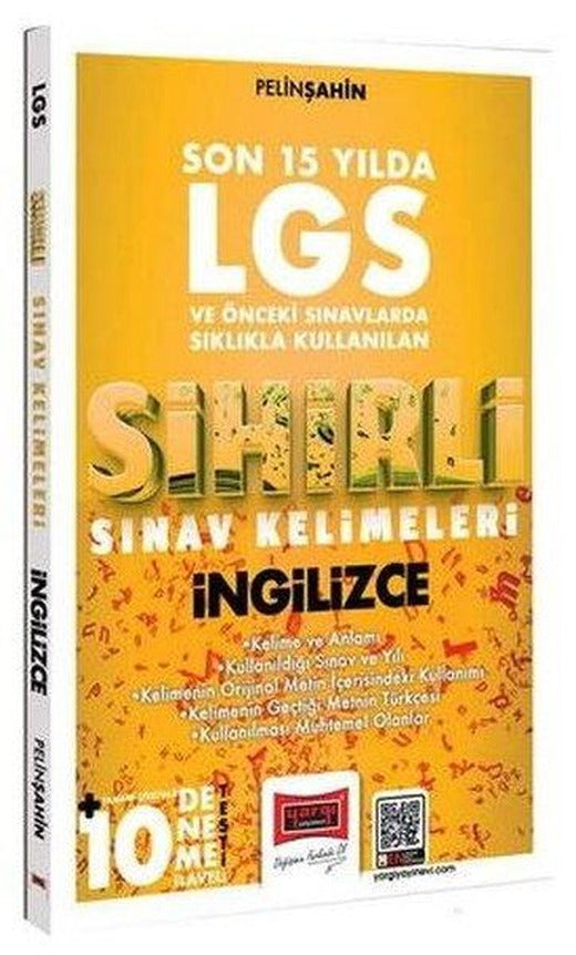 8.Sınıf LGS Son 15 Yılda Sıklıkla Kullanılan Sihirli Sınav Kelimeleri İngilizce | Yargı Yayınları (İnce Kapak)