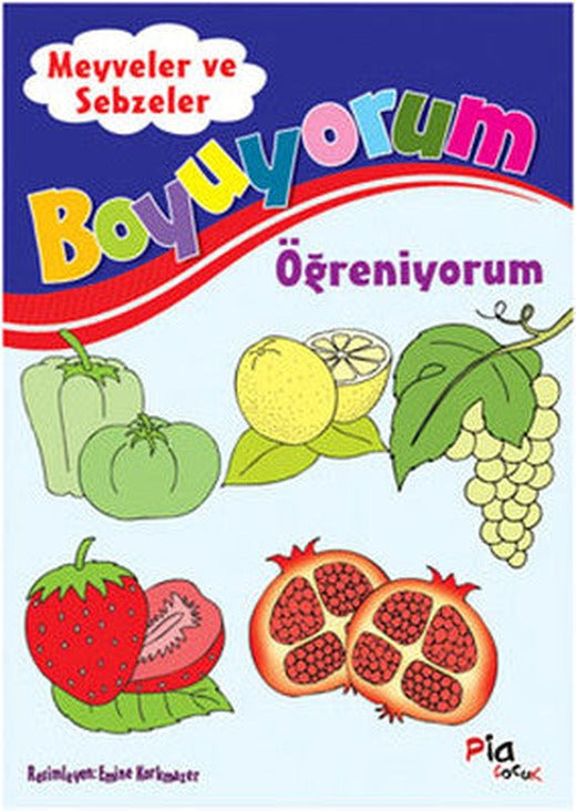 Boyuyorum Öğreniyorum - Meyveler ve Sebzeler | Pia