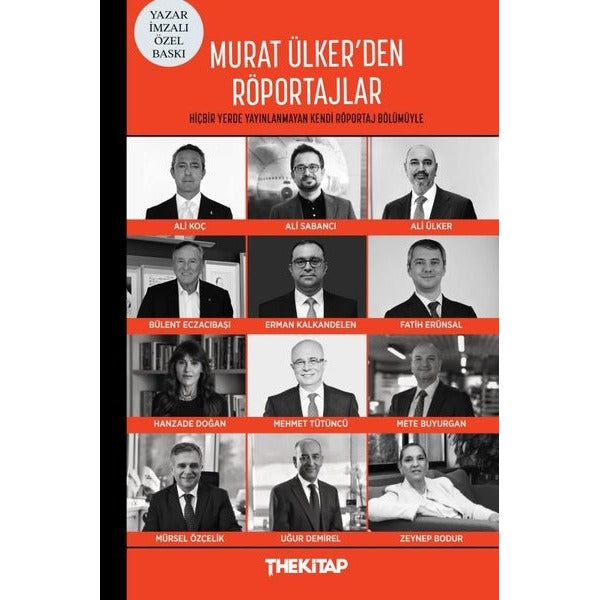 Murat Ülker'den Röportajlar - Hiçbir Yerde Yayınlanmayan Kendi Röportaj Bölümüyle | The Kitap (Ciltli)