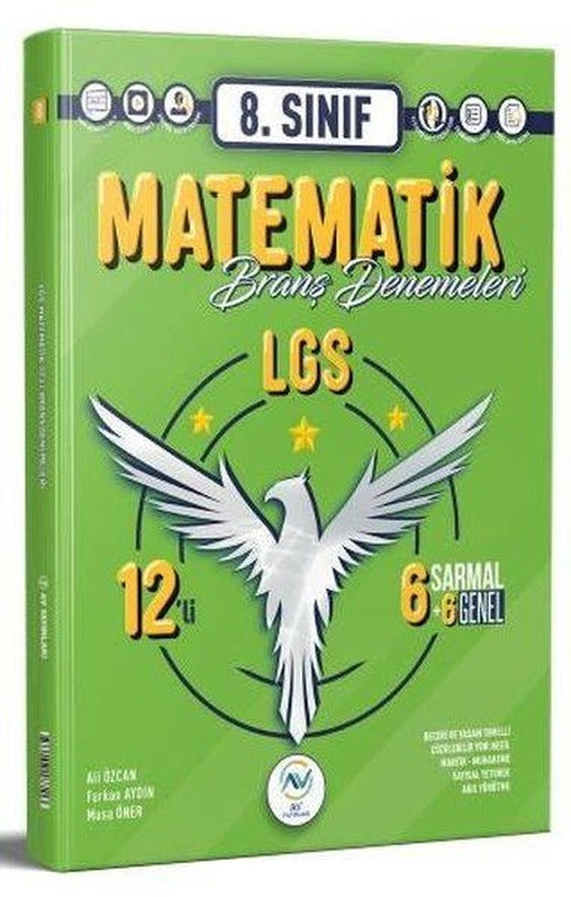 2023 8.Sınıf LGS Matematik 12'li Deneme | Av Yayınları (İnce Kapak)