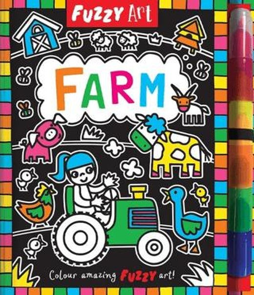 Fuzzy Art - Farm | IMAGINE THAT (Ciltli)