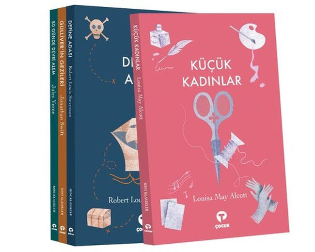 Çocuk Klasikleri Seti-Küçük Boy-4 Kitap Takım | Turkuvaz Çocuk (İnce Kapak)