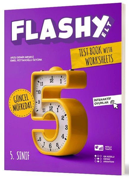 5. Sınıf Flashy Test Book With Worksheets | Hız Yayınları (İnce Kapak)